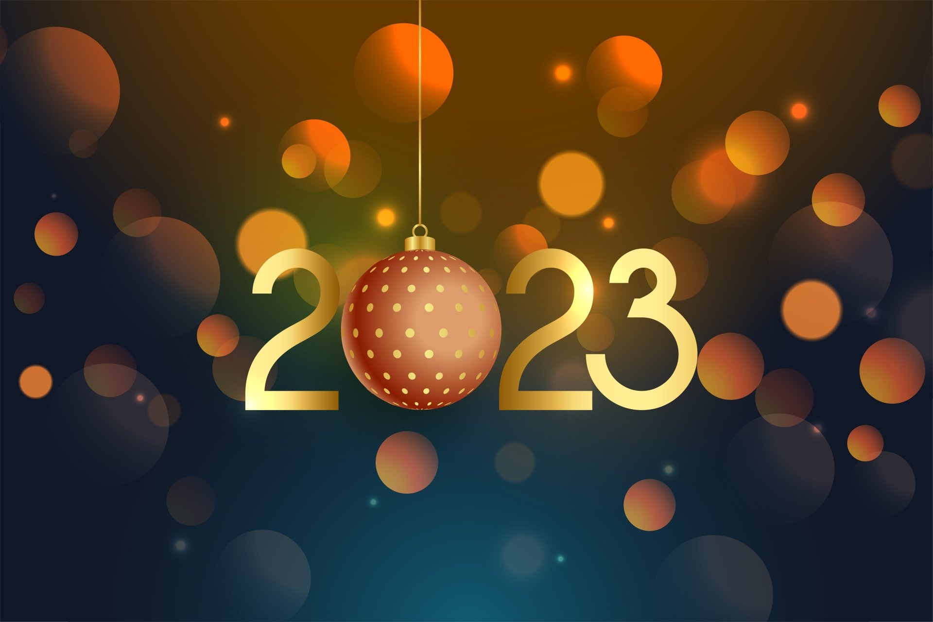 Download Holiday New Year 2023 4k Ultra HD Wallpaper