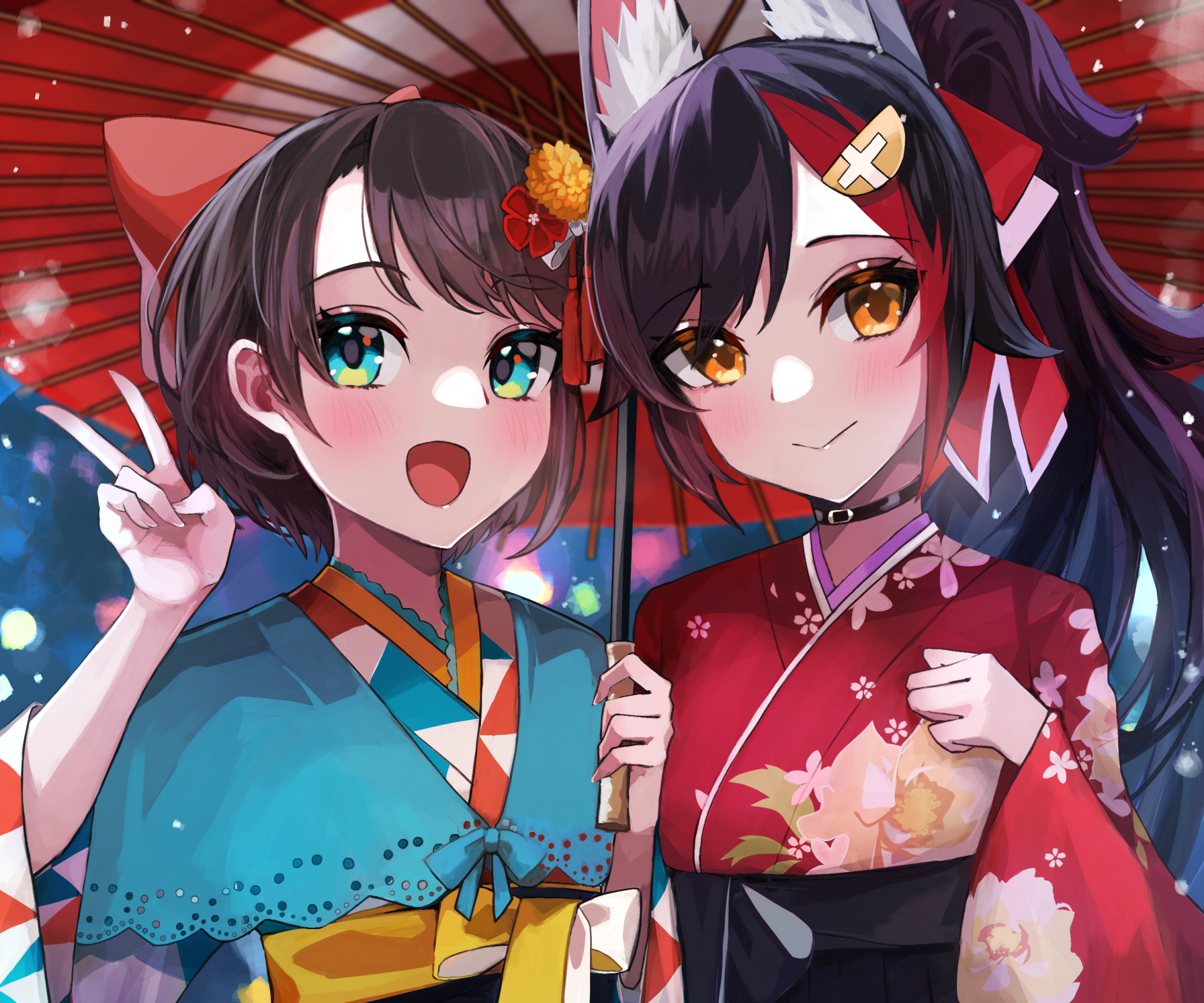 Download Hololive Oozora Subaru Ookami Mio Anime Virtual Youtuber HD Wallpaper by Iwahadada000