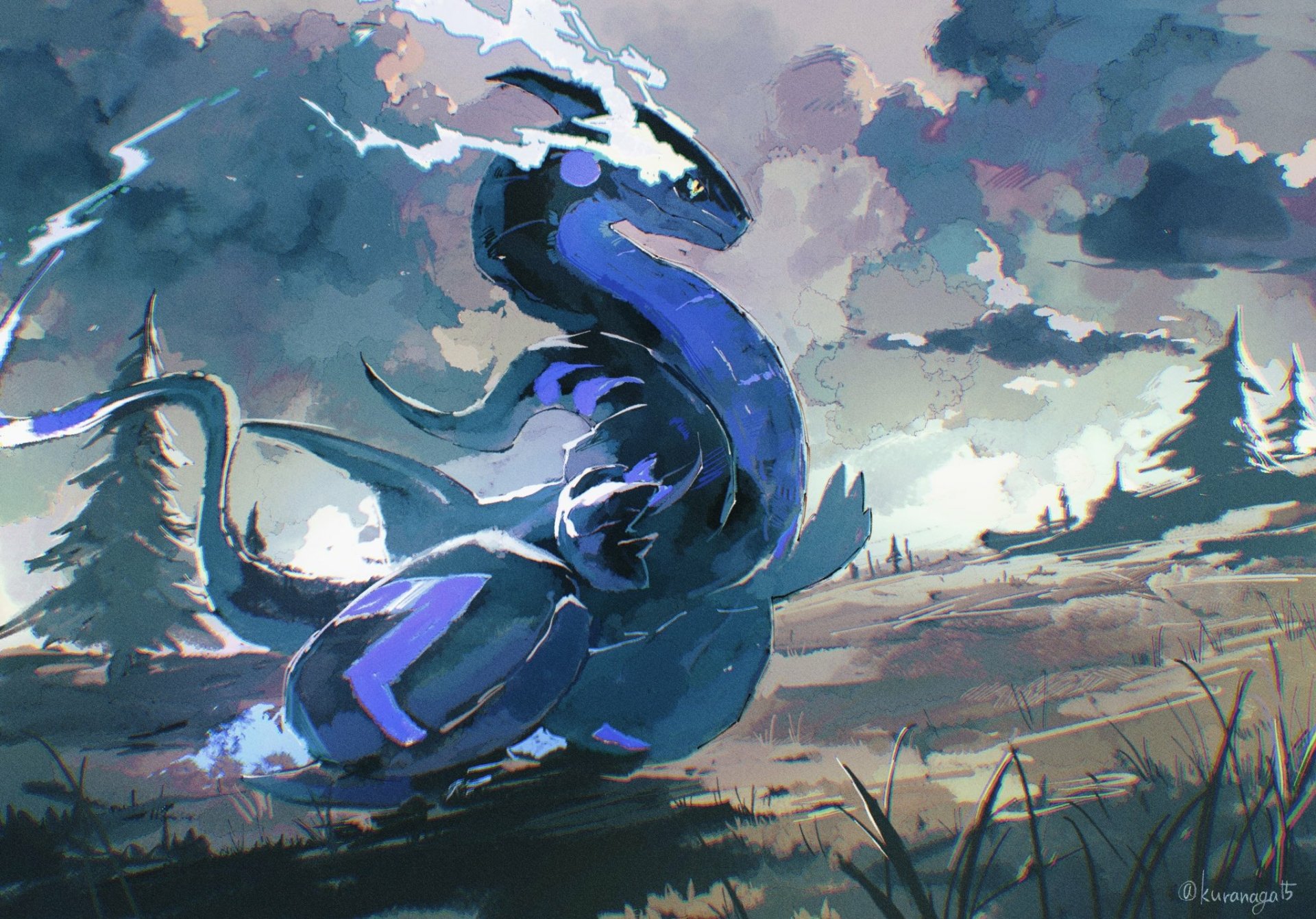 Koraidon and Lugia art