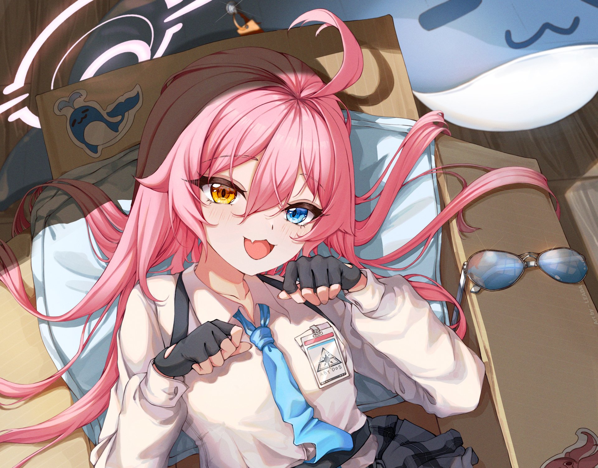 Download Heterochromia Takanashi Hoshino Video Game Blue Archive HD Wallpaper by LEADA