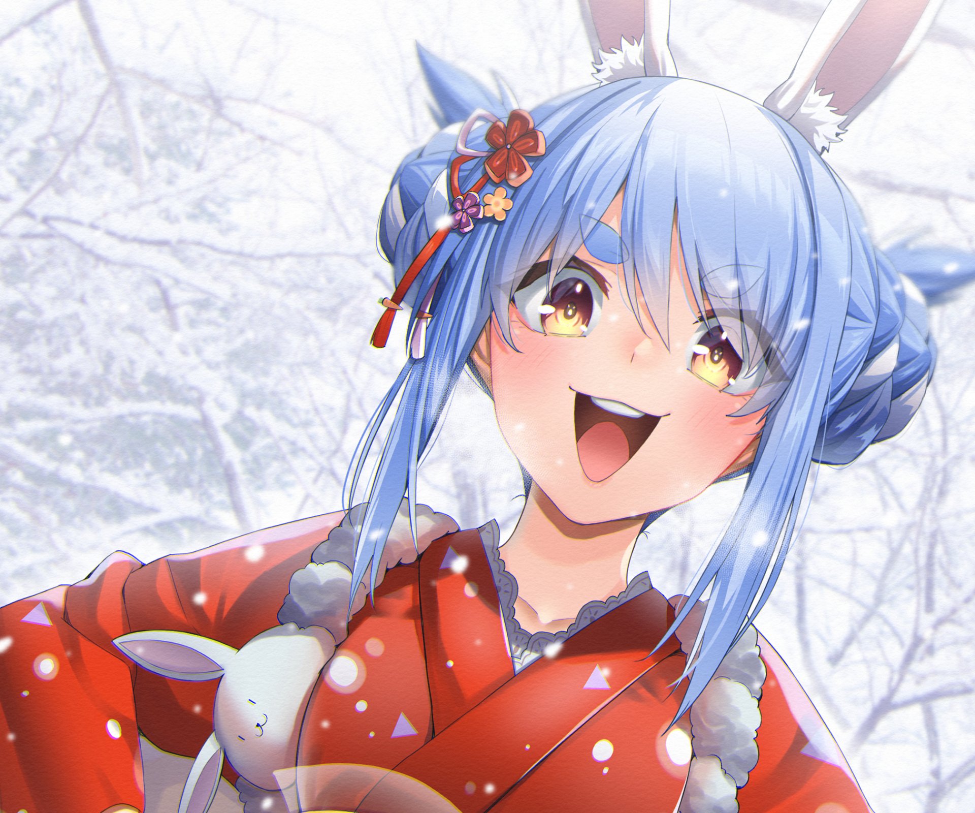 Download Usada Pekora Hololive Anime Virtual Youtuber HD Wallpaper by SLoPe