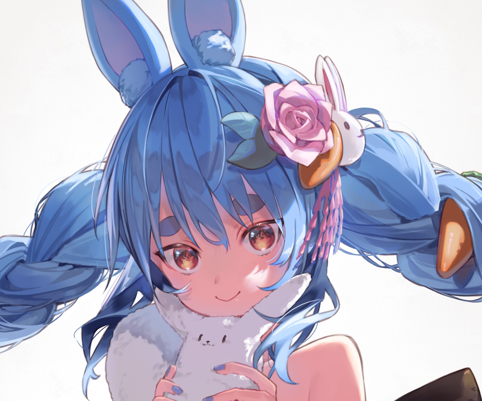 Download Usada Pekora Hololive Anime Virtual Youtuber HD Wallpaper by Ka-no