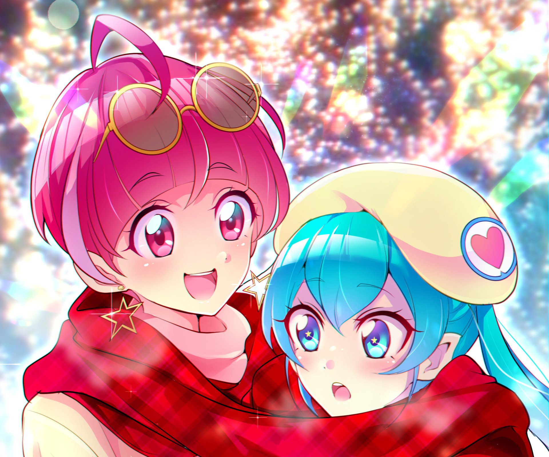 Download Hoshina Hikaru Lala Hagoromo Anime Star☆Twinkle Precure HD Wallpaper by 碧月たゆら