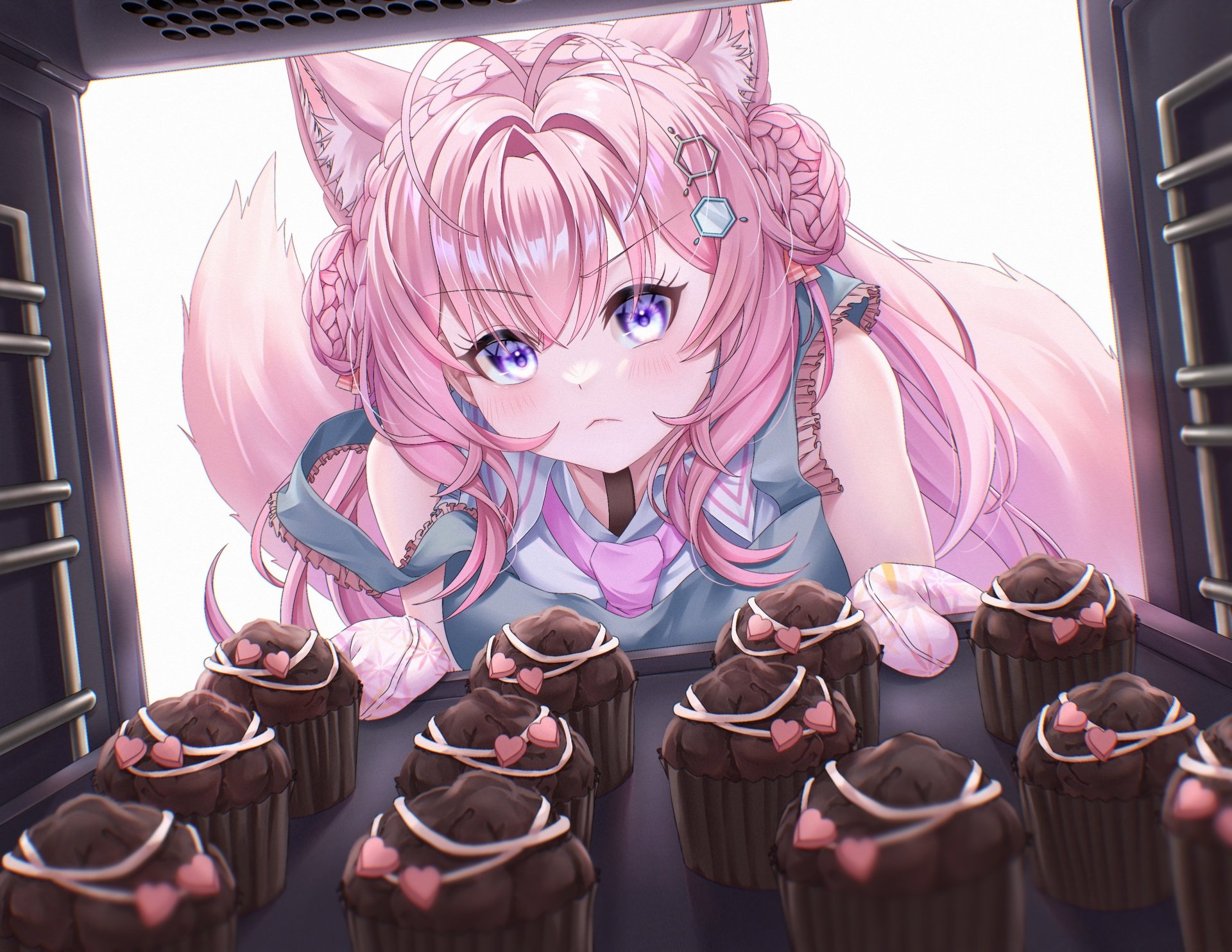 Download Hololive Hakui Koyori Anime Virtual Youtuber HD Wallpaper by 89式