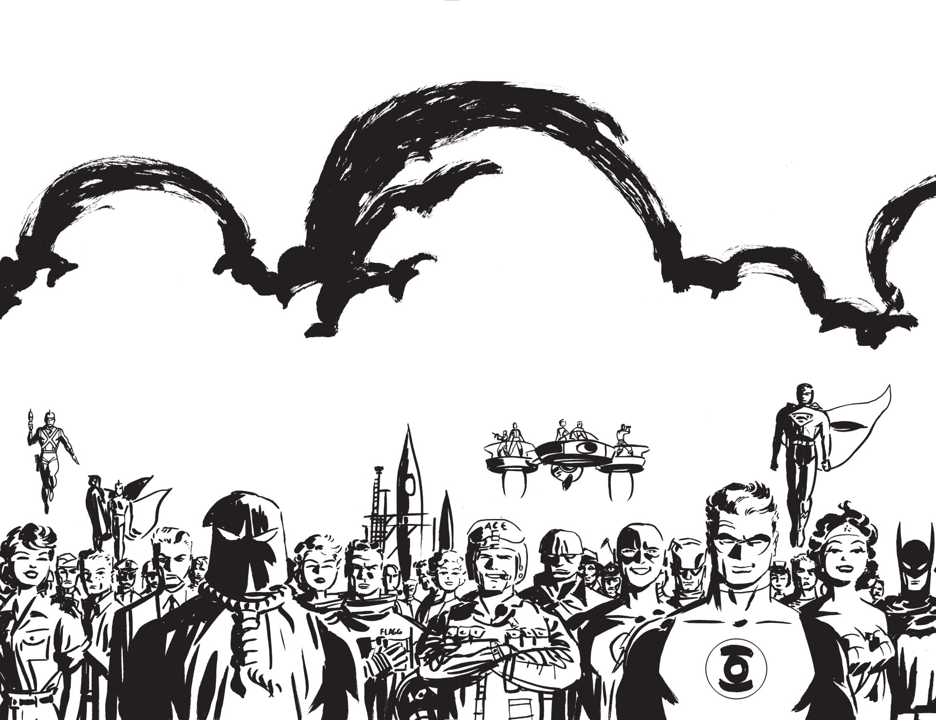 Download Comic DC: The New Frontier 4k Ultra HD Wallpaper by Darwyn Cooke