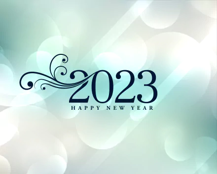 Happy New Year holiday New Year 2023 HD Desktop Wallpaper | Background Image
