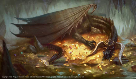  Dragon Treasures: Black Dragon by Wilson Nugraha