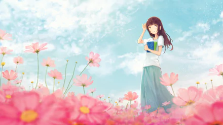 Anime girl anime girl HD Desktop Wallpaper | Background Image