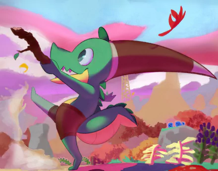 video game Lil Gator Game HD Desktop Wallpaper | Background Image