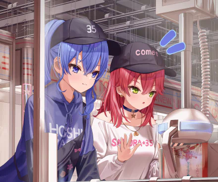  Hoshimachi Suisei &amp; Sakura Miko by 朝倉拓3