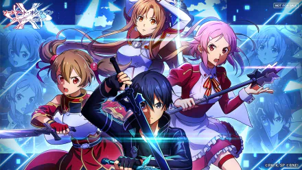 Lisbeth (Sword Art Online) Silica (Sword Art Online) Asuna Yuuki Kirito (Sword Art Online) Anime Sword Art Online HD Desktop Wallpaper | Background Image