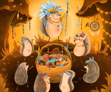  Hedgehog the Chief by Anastasia Skachko