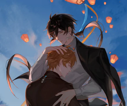  Tartaglia &amp; Zhongl by DonaldAkron