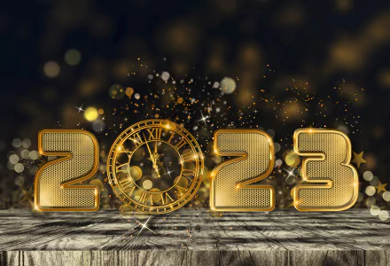 holiday New Year 2023 HD Desktop Wallpaper | Background Image