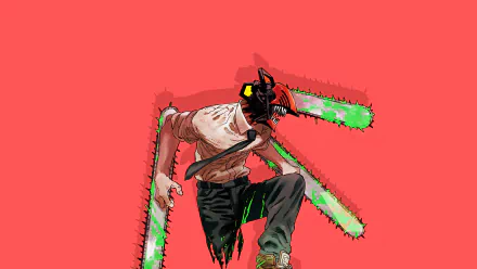 Denji (Chainsaw Man) Anime Chainsaw Man HD Desktop Wallpaper | Background Image