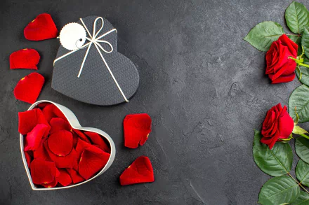 heart-shaped holiday Valentine's Day HD Desktop Wallpaper | Background Image