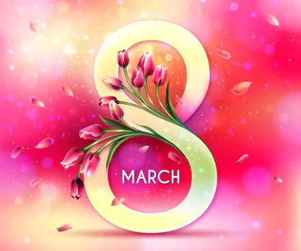 holiday Women's Day HD Desktop Wallpaper | Background Image