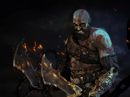  Kratos - God of War: Ragnarök by Elf Aydin