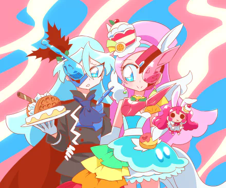 Kirahoshi Ciel Kuroki Rio Anime KiraKira☆Pretty Cure A La Mode HD Desktop Wallpaper | Background Image