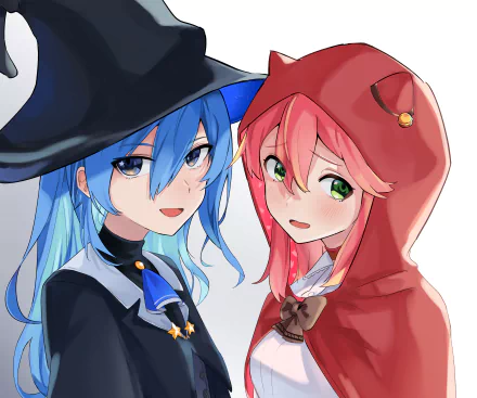  Hoshimachi Suisei &amp; Sakura Miko by JeLLY0006