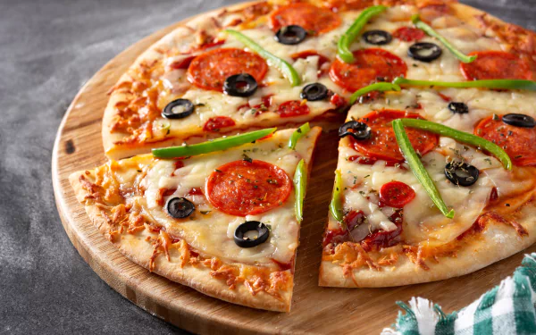 food pizza HD Desktop Wallpaper | Background Image