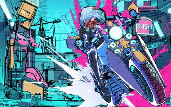 Sci Fi cyberpunk HD Desktop Wallpaper | Background Image