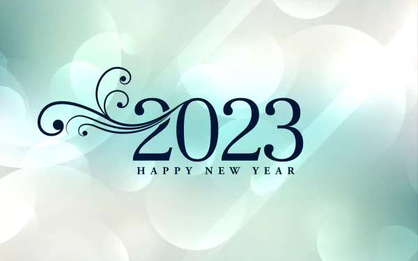 Happy New Year holiday New Year 2023 HD Desktop Wallpaper | Background Image
