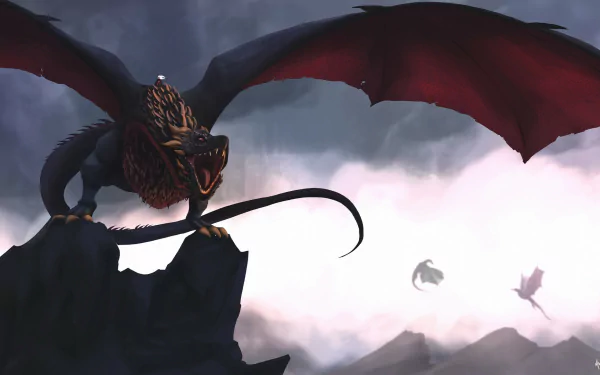  Aegon the Conqueror &amp; Balerion the Dread by Moe Wanders