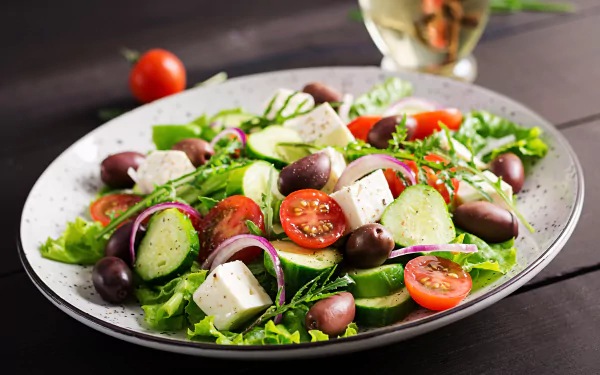 food salad HD Desktop Wallpaper | Background Image