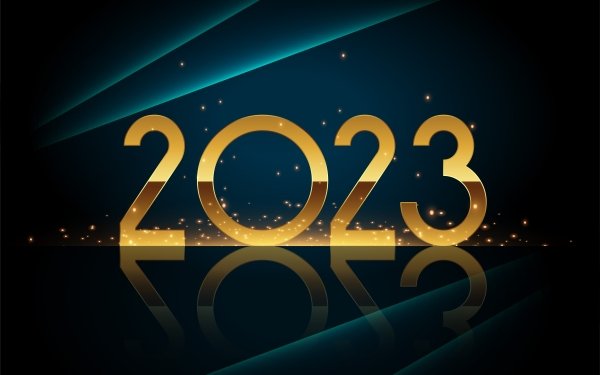 Holiday New Year 2023 HD Wallpaper | Background Image