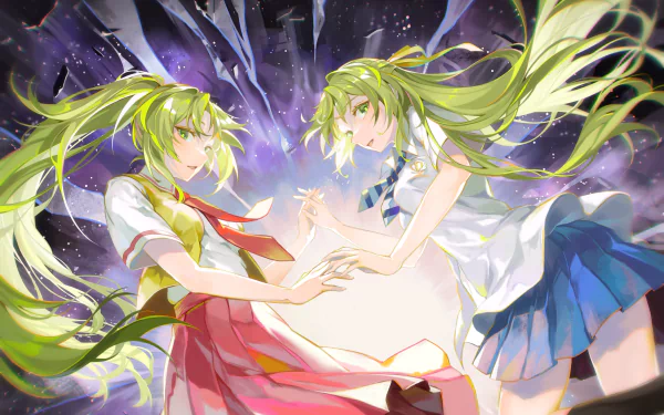 Sonozaki Shion Sonozaki Mion Anime Higurashi When They Cry HD Desktop Wallpaper | Background Image