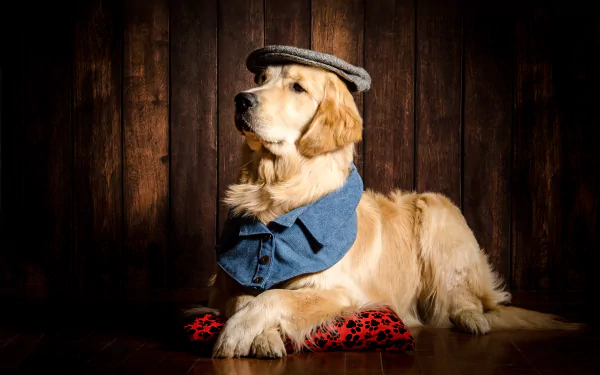 Animal golden retriever HD Desktop Wallpaper | Background Image