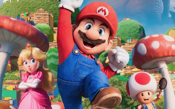 Mario movie Super Mario Bros. (2023) HD Desktop Wallpaper | Background Image
