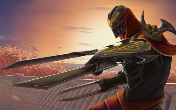 Video Game League Of Legends Zed HD Wallpaper | Background Image