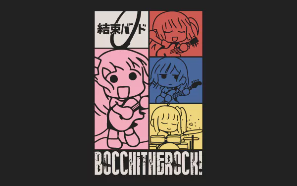 Anime Bocchi the Rock! HD Desktop Wallpaper | Background Image