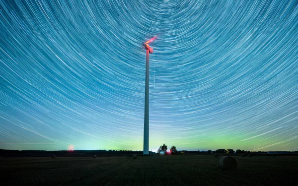 nature star trail HD Desktop Wallpaper | Background Image