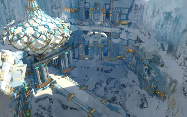 fantasy temple HD Desktop Wallpaper | Background Image
