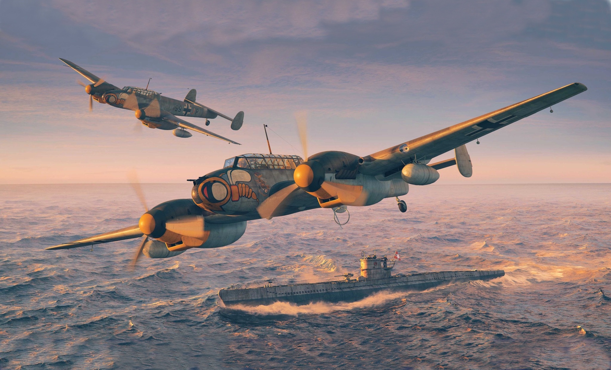 Military Messerschmitt Bf 110 HD Wallpaper | Background Image