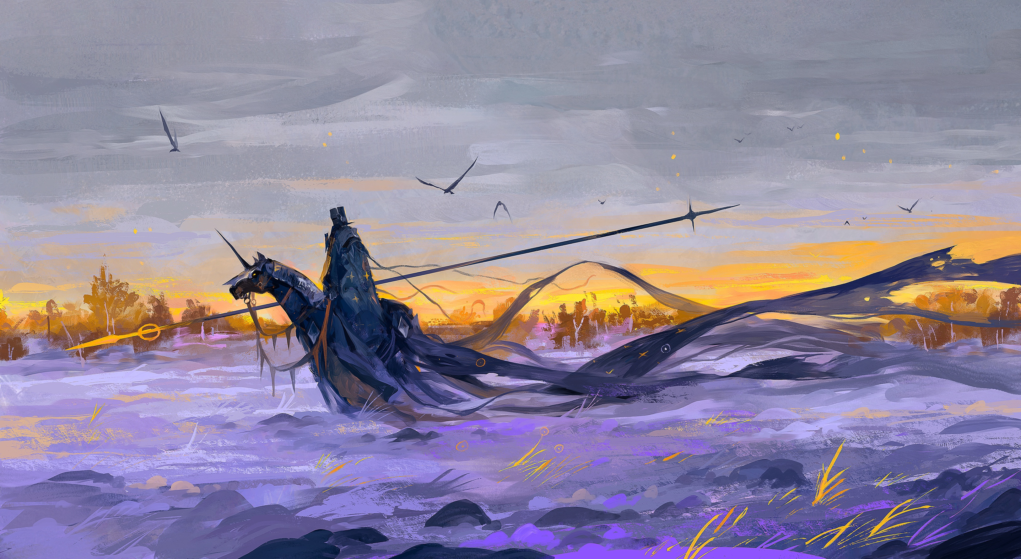 Fantasy Knight HD Wallpaper | Background Image
