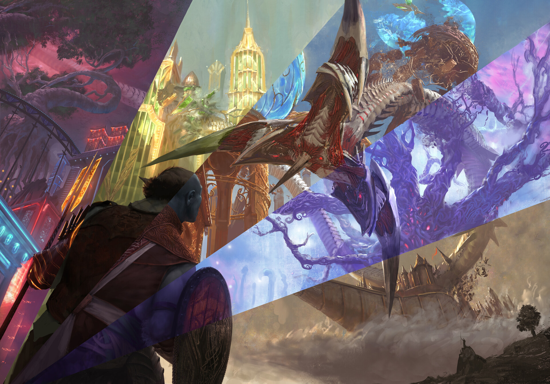Download Man Made Magic: The Gathering HD Wallpaper by Campbell White