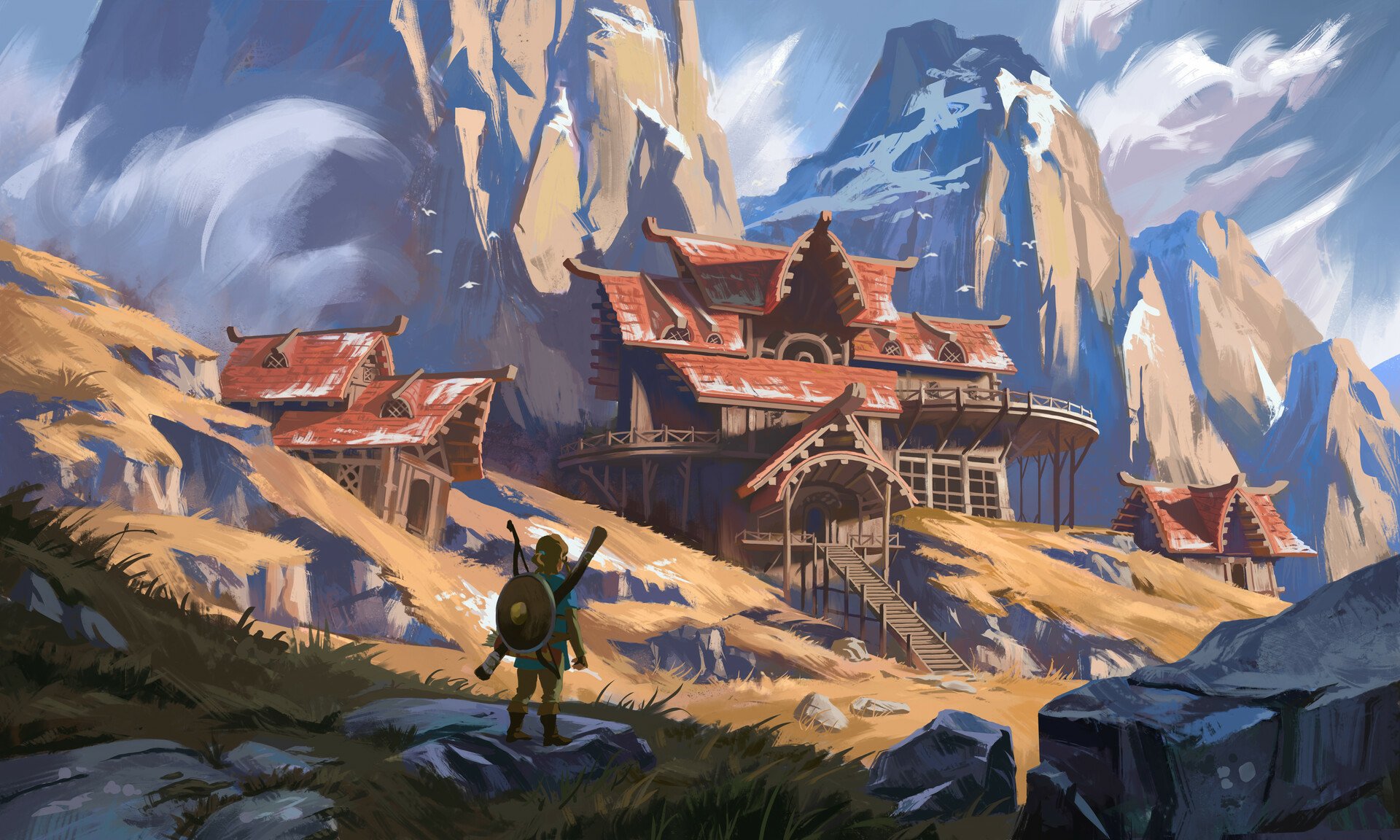 Download Video Game The Legend Of Zelda HD Wallpaper by Jonathan Lebrec