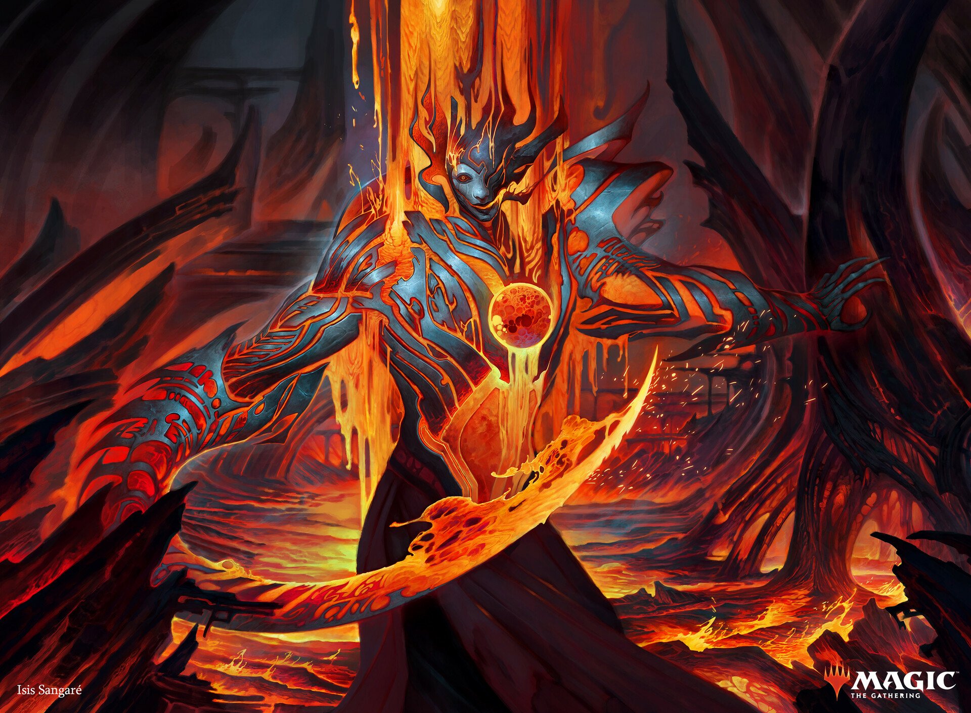 Inferno Avatar Man Made Magic Of The Eternal Flame MTG HD Wallpaper 