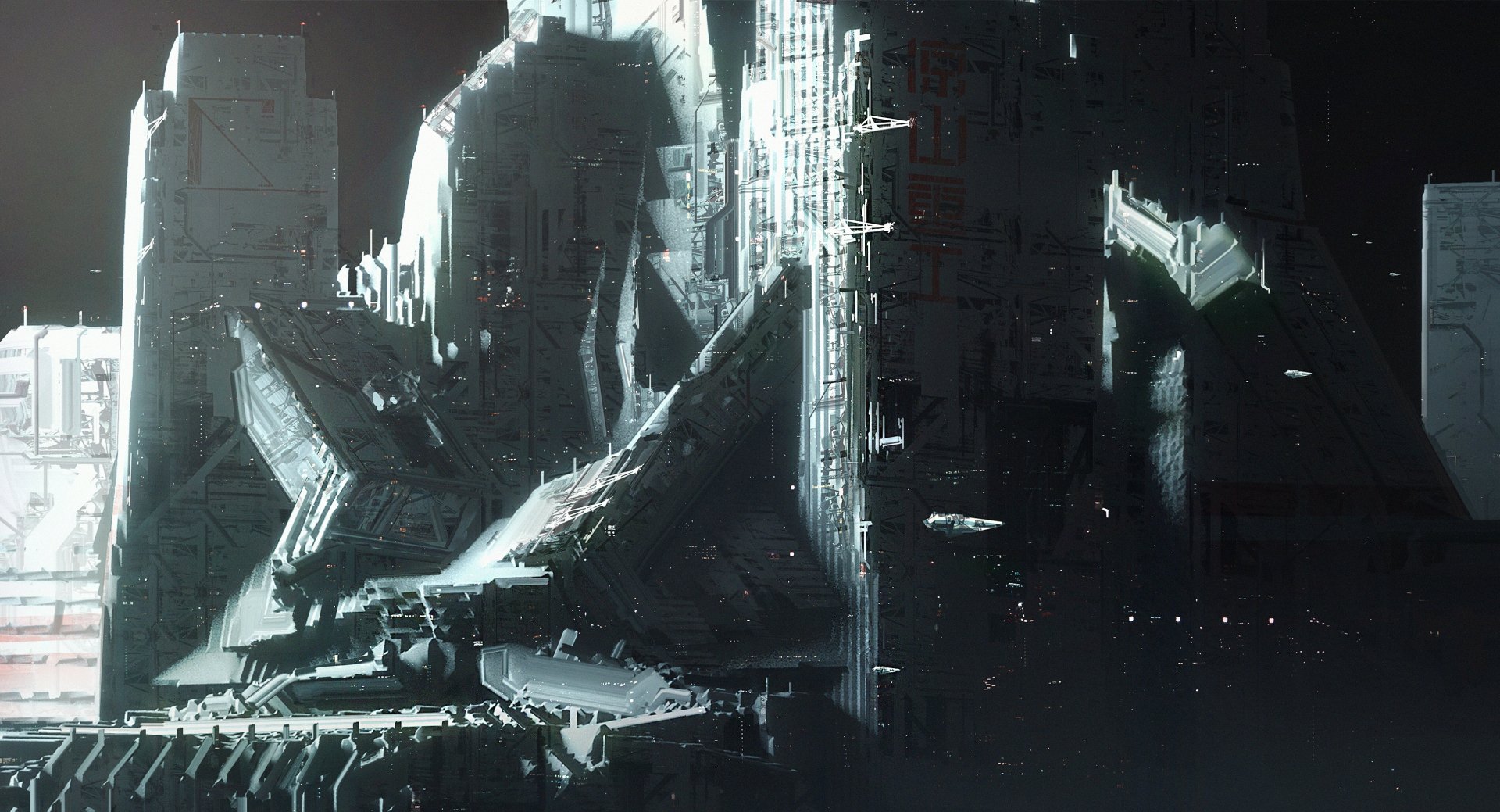 Download Sci Fi Structure HD Wallpaper by luye liangshanzhonggong ...
