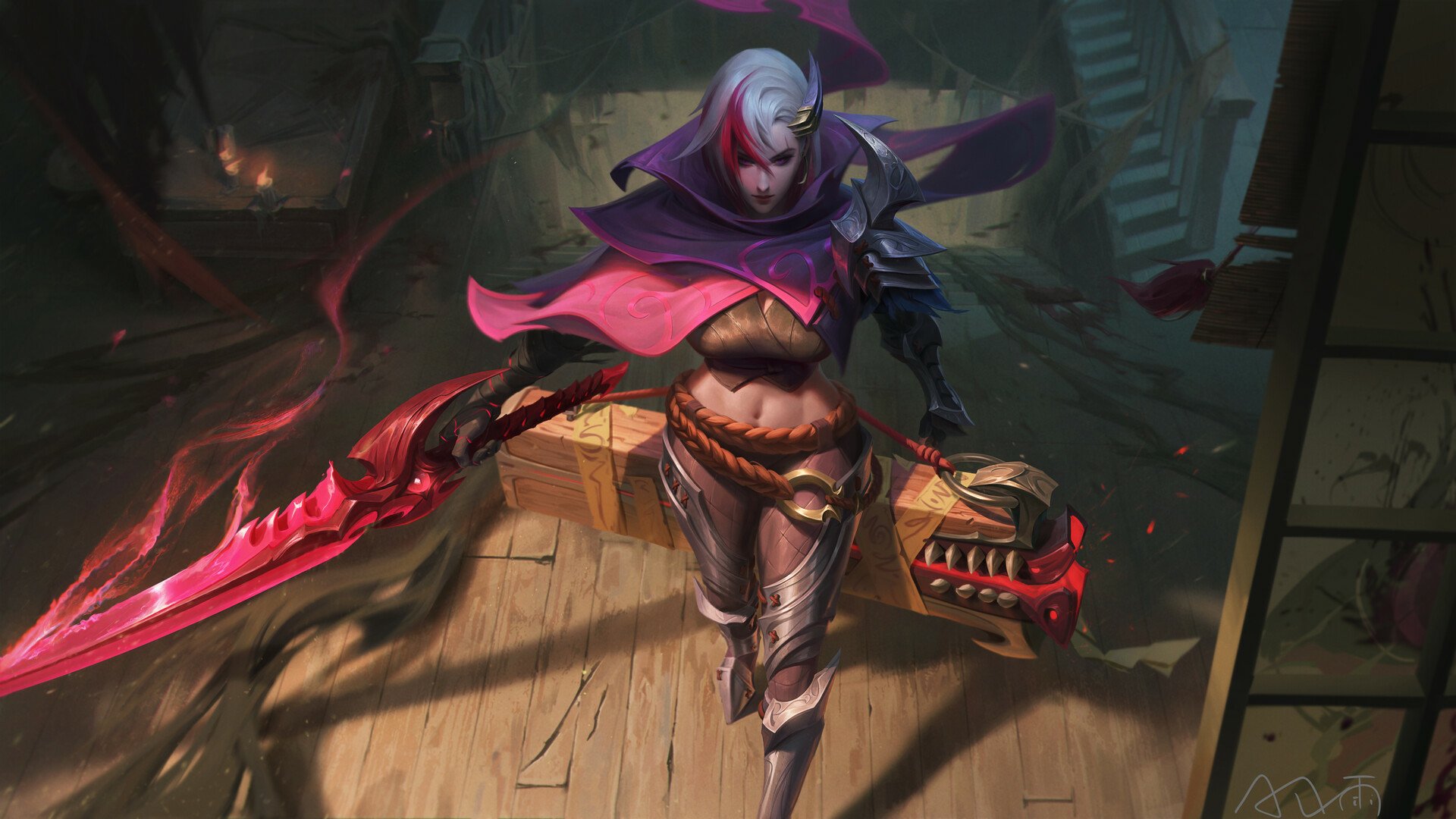 Download Fantasy Woman Warrior Benedetta (Mobile Legends) Mobile Legends: Bang Bang HD Wallpaper by AIX雨