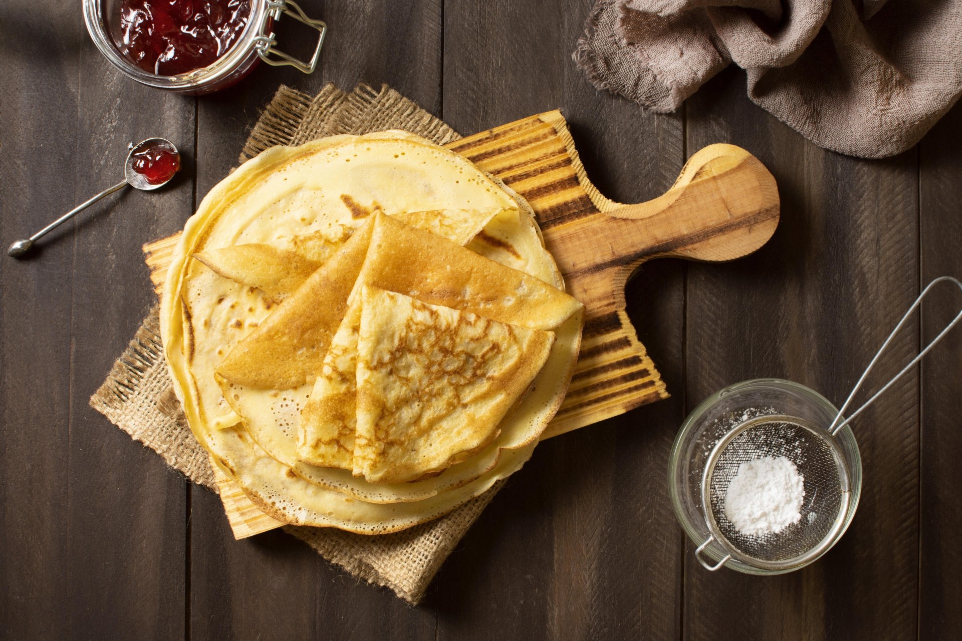 Download Food Crêpe 4k Ultra HD Wallpaper