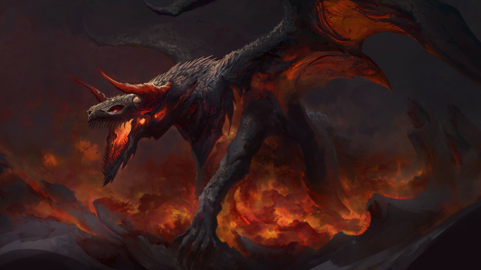 Download Fantasy Dragon 4k Ultra Hd Wallpaper By Richard Lay