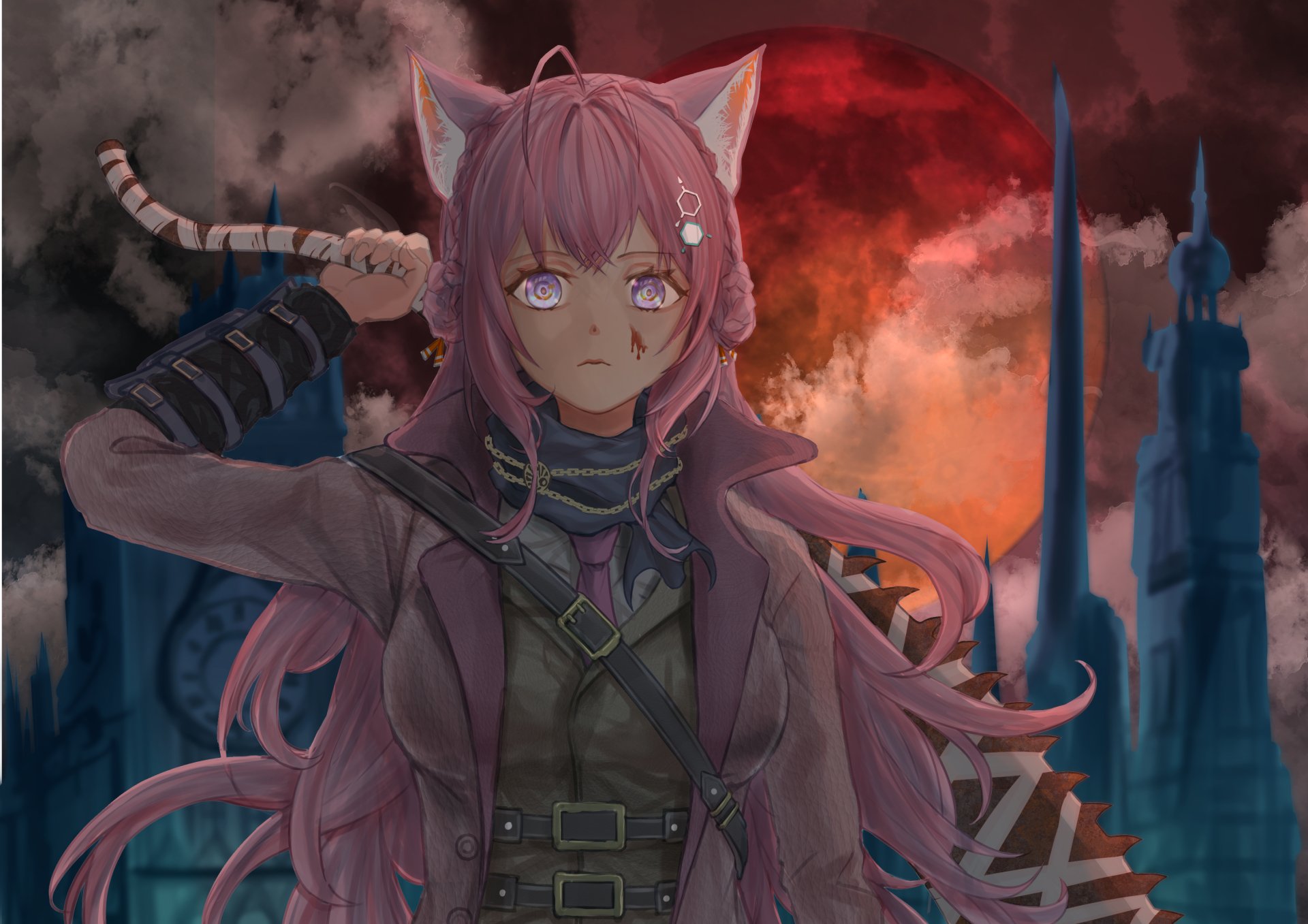 Download Hololive Hakui Koyori Anime Virtual Youtuber HD Wallpaper by azm0201