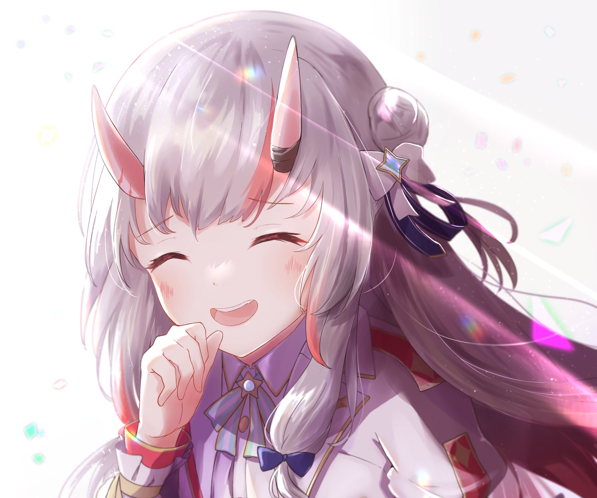 Download Hololive Nakiri Ayame Anime Virtual Youtuber HD Wallpaper by hilamaru