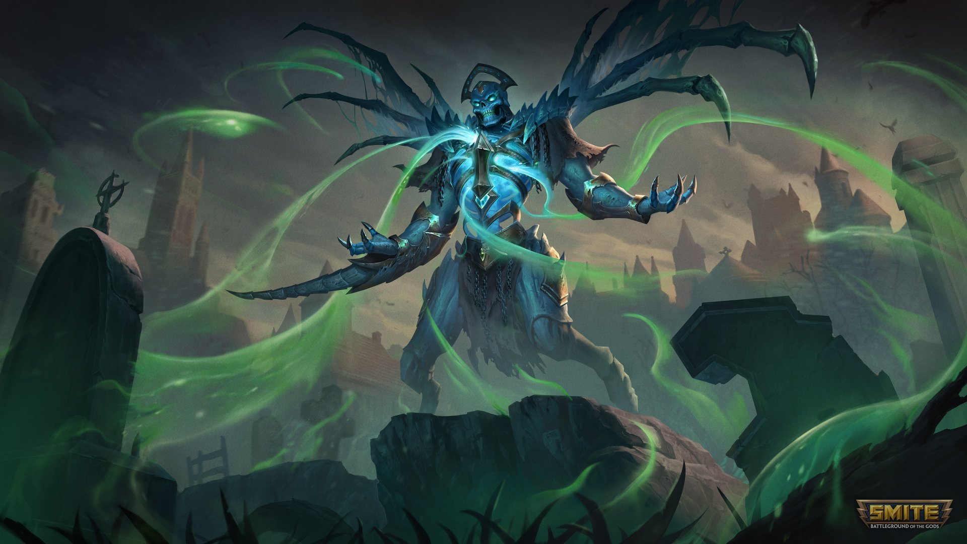 Download Ah Muzen Cab (Smite) Video Game Smite 4k Ultra HD Wallpaper