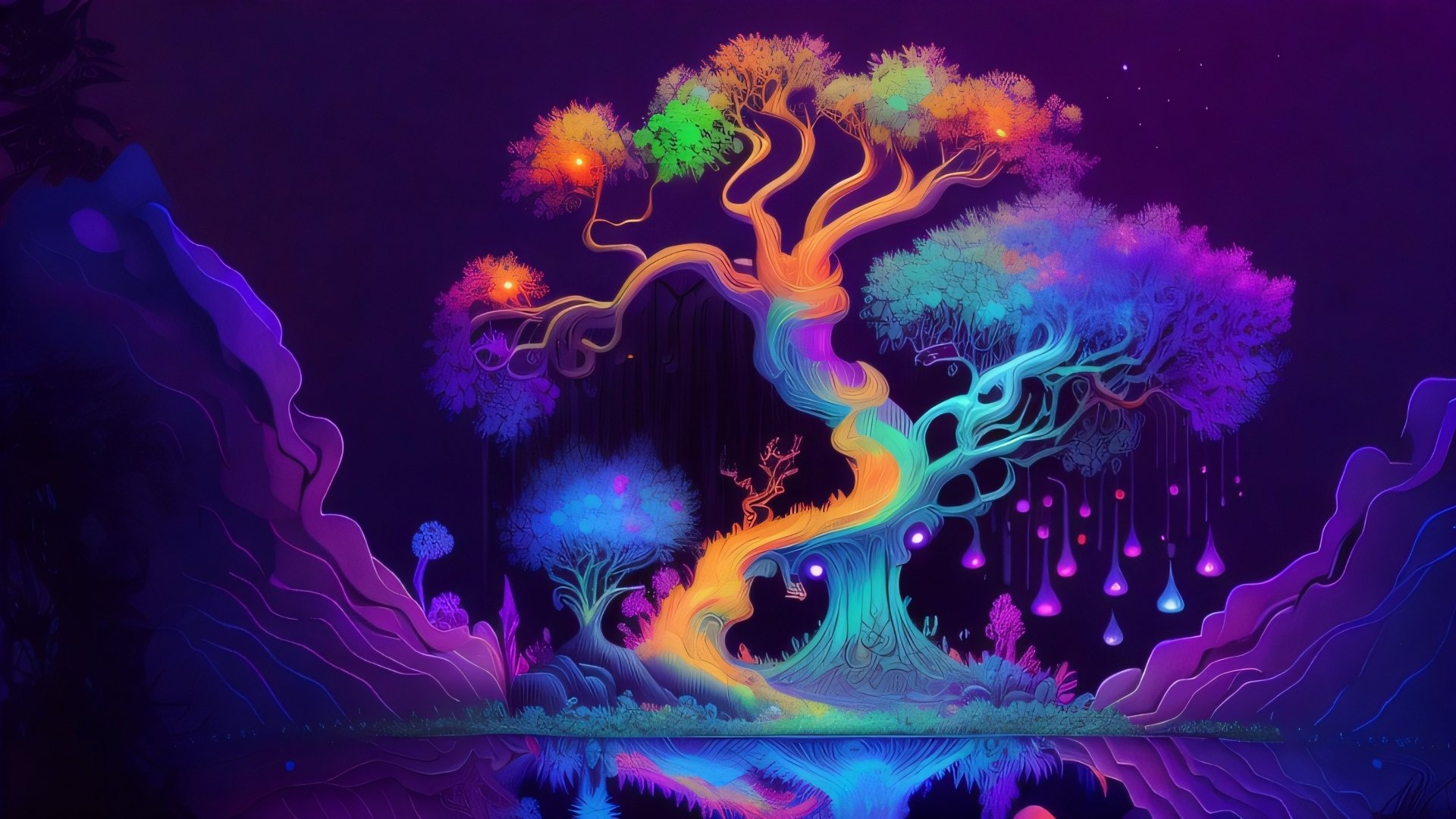Neon Tree by ryuk